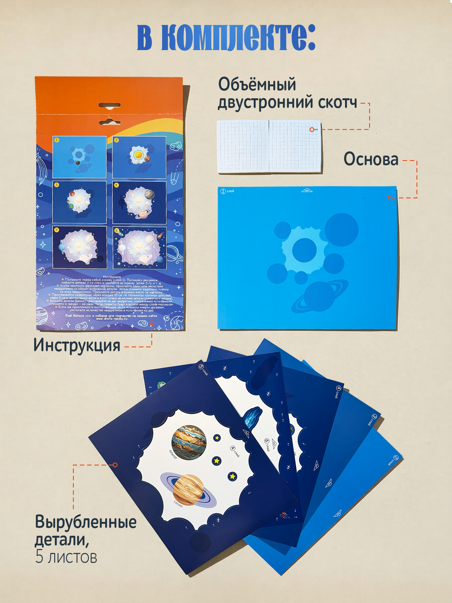 Аппликация Дрофа-Медиа Солнечная система - фото 2