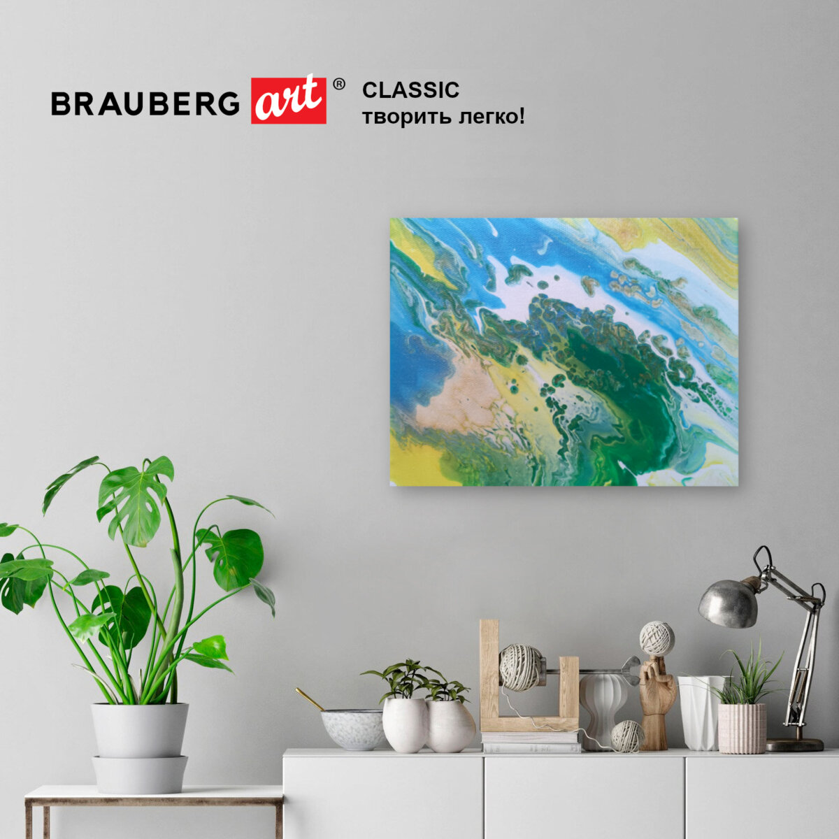 Краски акриловые Brauberg 12 цв. - фото 16