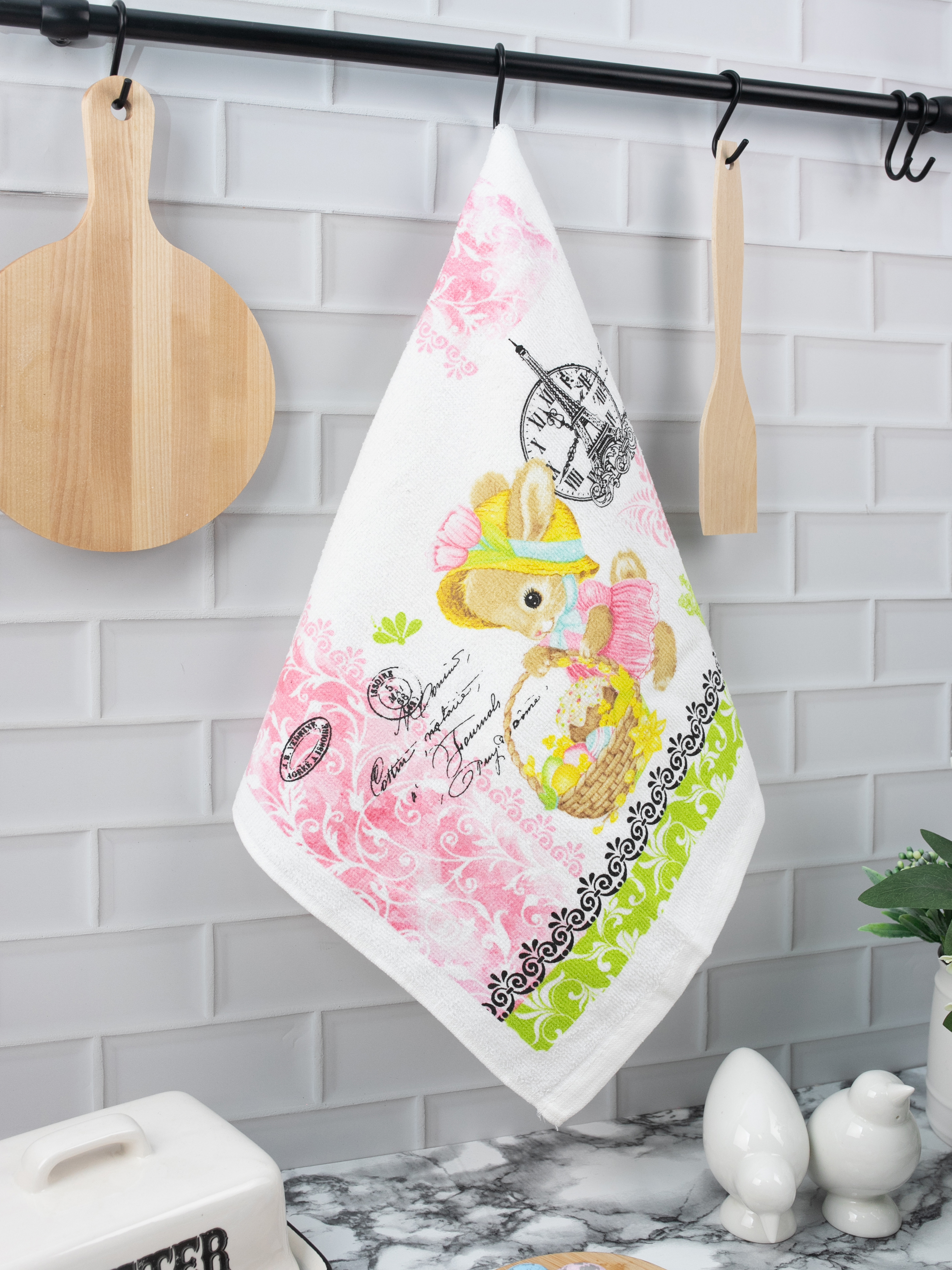 Комплект полотенец кухонных Wellness Леди Рэбит Набор_2 - фото 6