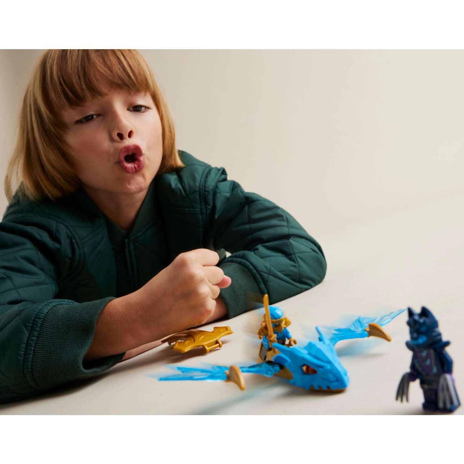Конструктор LEGO NINJAGO Удар восходящего дракона Ная 26 дет. - фото 10