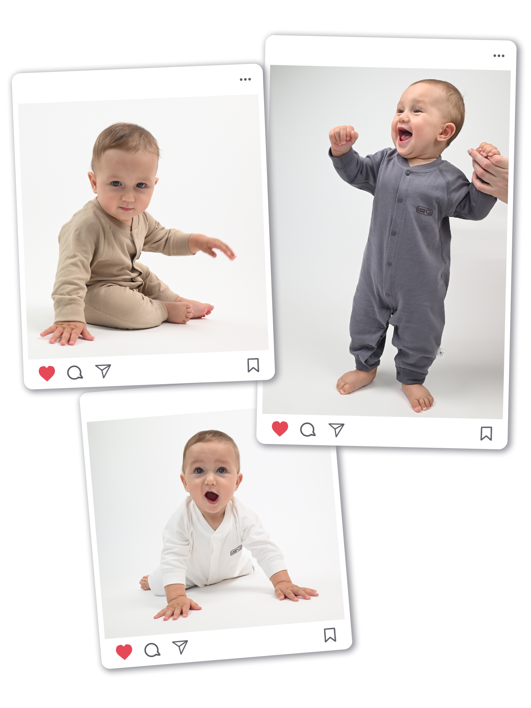 Комбинезон 3 шт LAVIN CARE Набор слипов LC - фото 13