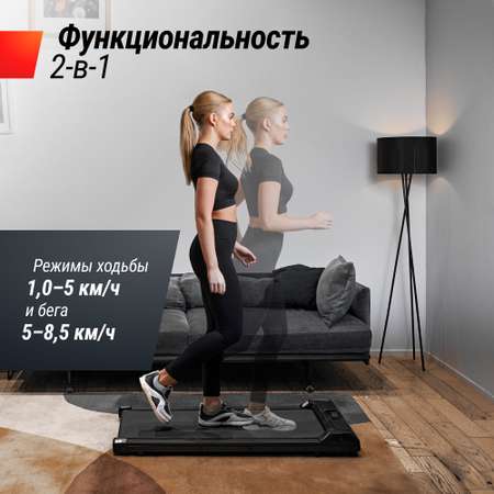 Беговая дорожка UNIX Fit R-220 складная и компактная, мощность 1,75 л.с.