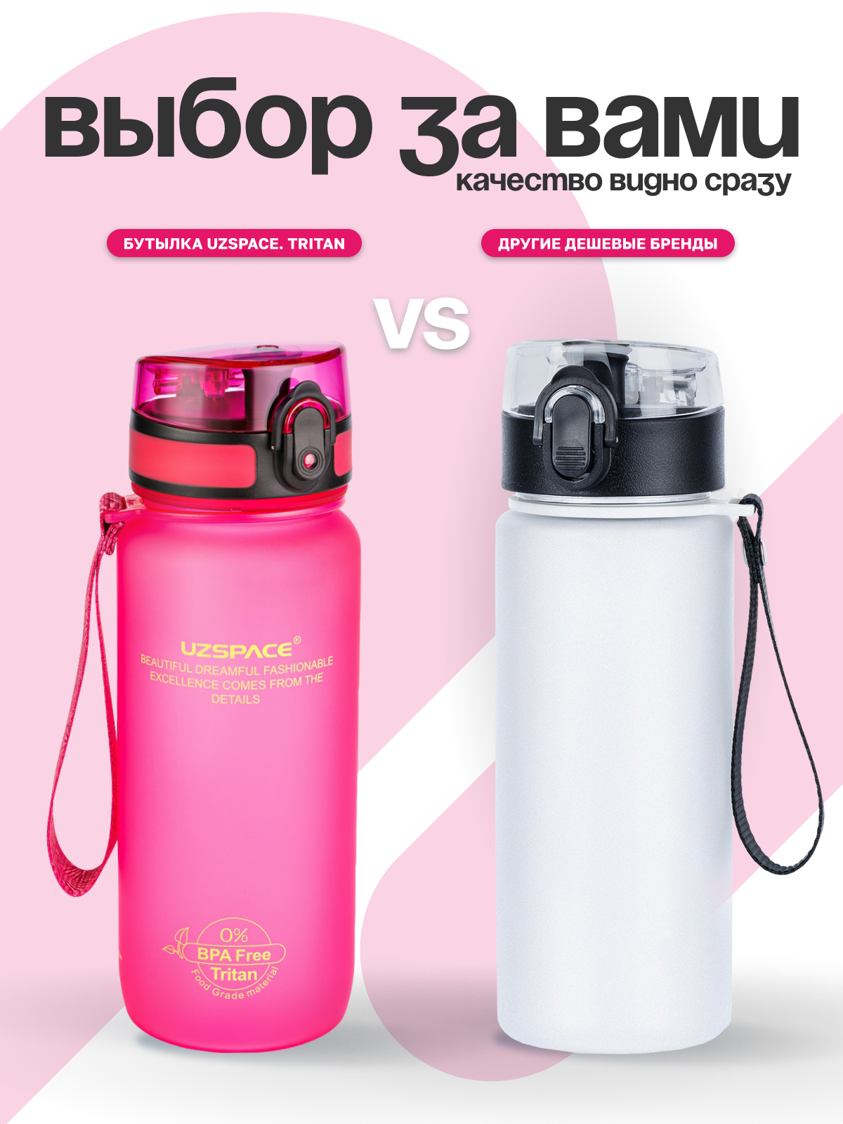 Бутылка UZSPACE 650 мл - фото 6