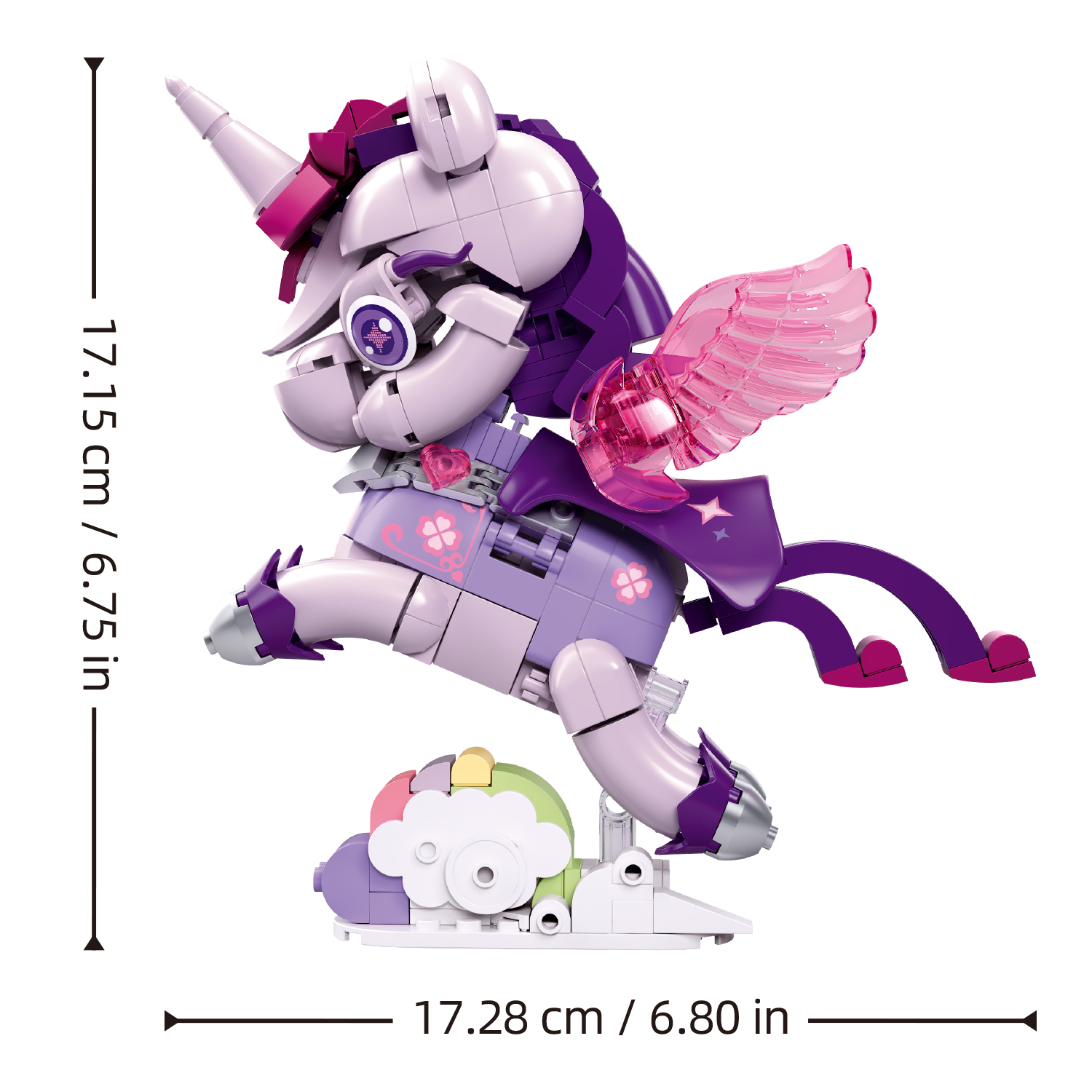 Конструктор SLUBAN Единорог 338 дет. - фото 2