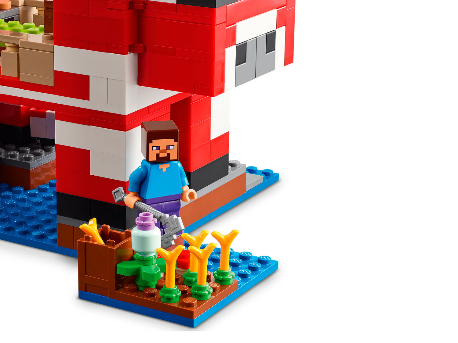 Конструктор LEGO Minecraft Большой Грибной Дом 500 дет. - фото 4