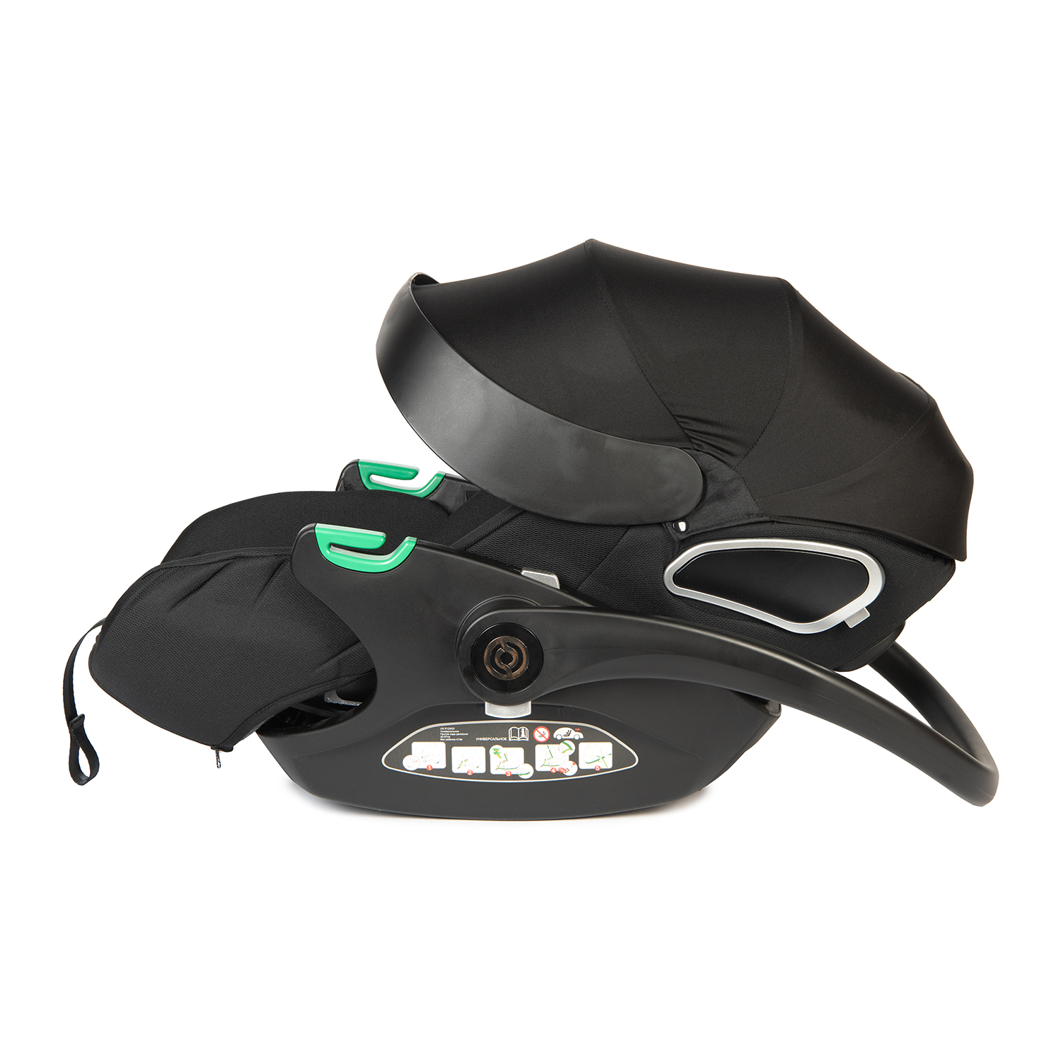 Автокресло Olsson B-Safe Black 0+/1 (0-18 кг) - фото 14