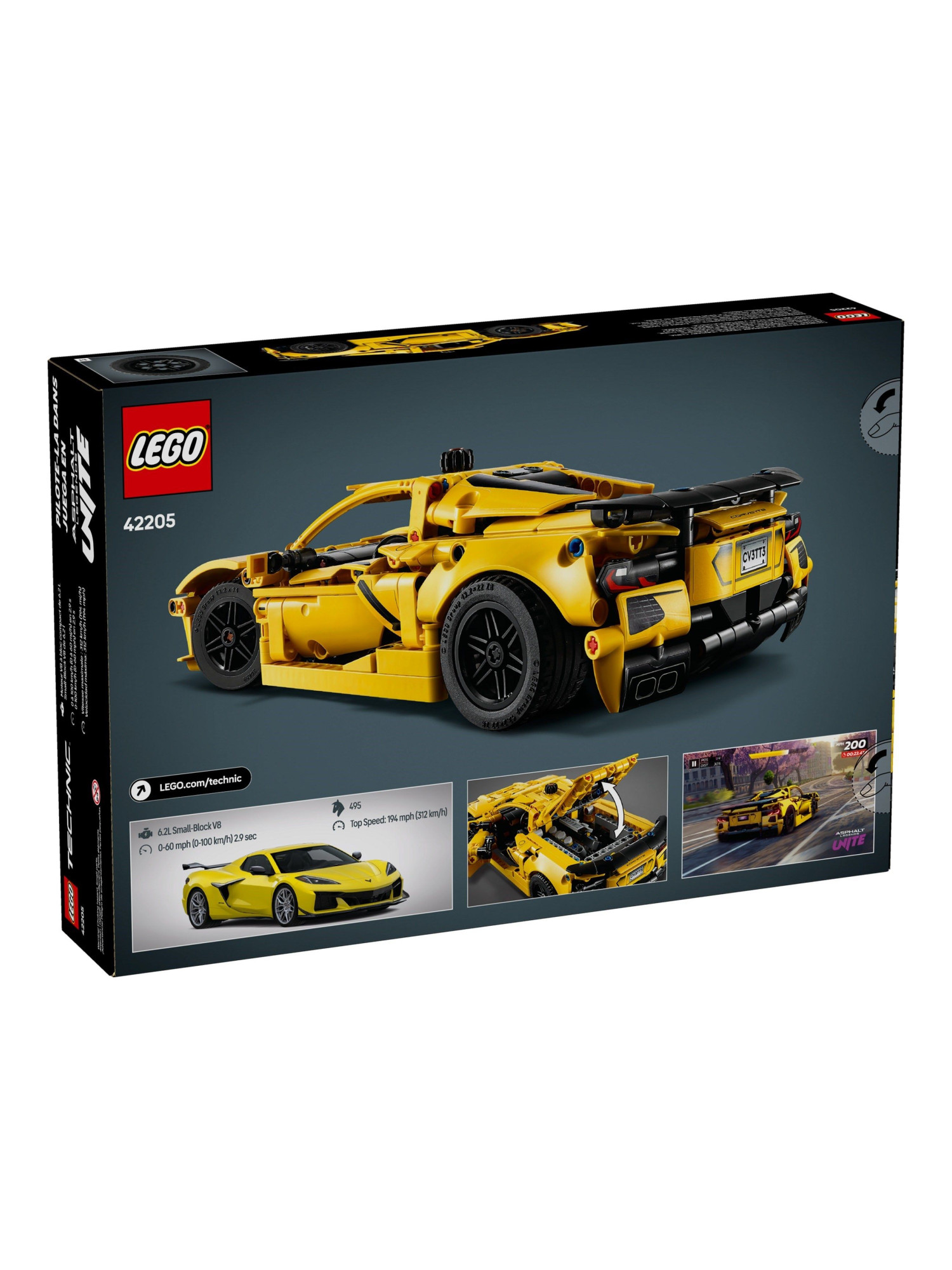 Конструктор LEGO Technic Шевроле Корвет Стингрей 732 дет. - фото 2