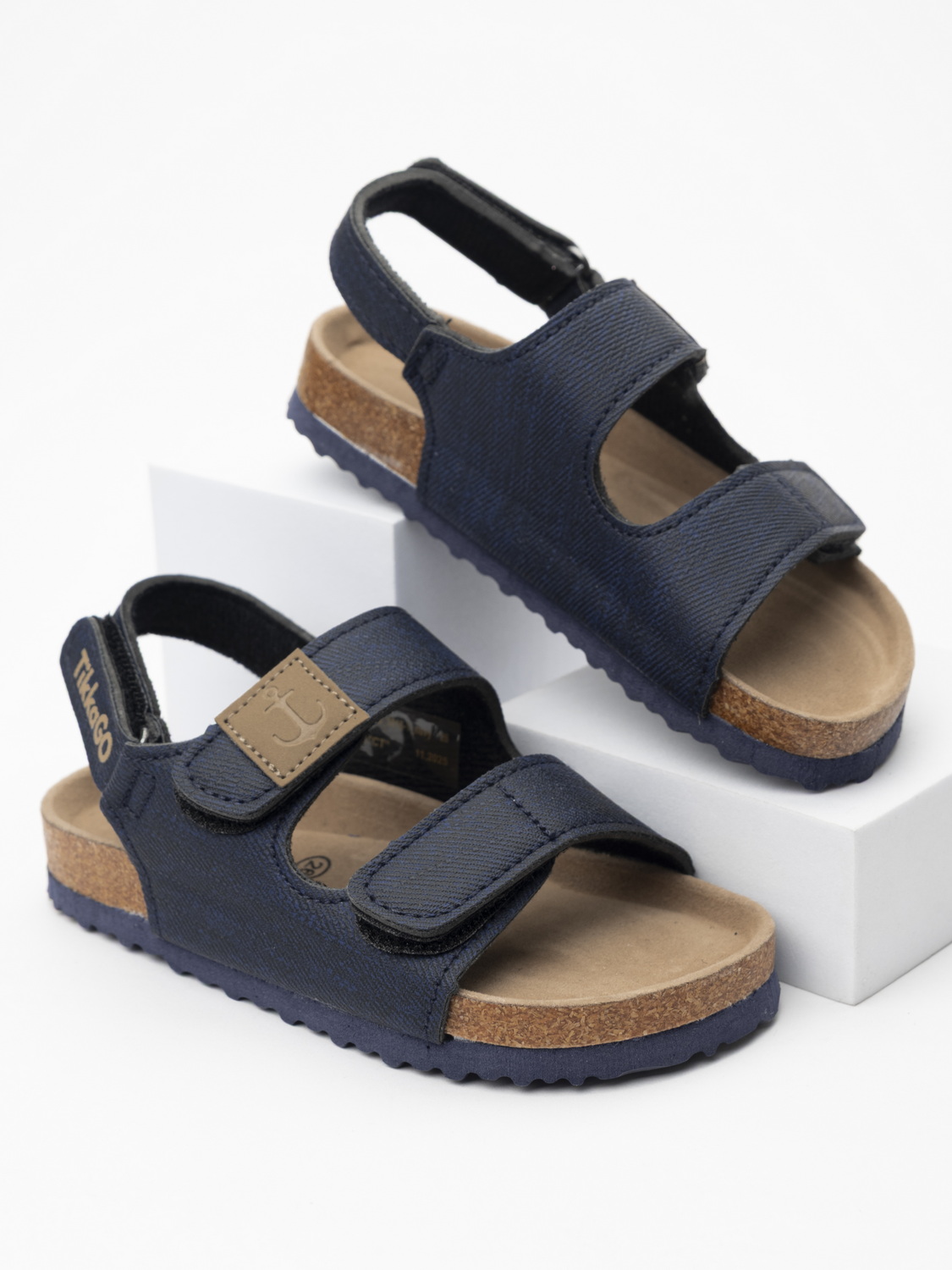 Изображение товара Детские летние сандалии TikkaGo 31 из экокожи с регулируемыми липучками