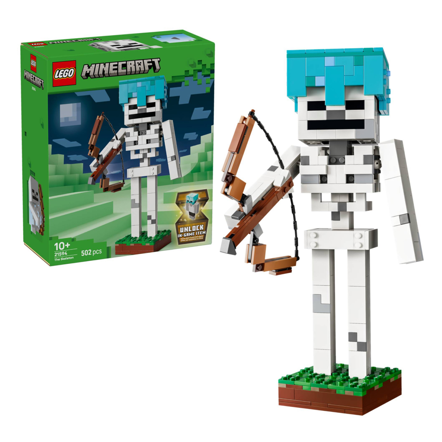 Конструктор LEGO Minecraft Скелет 502 дет. - фото 1