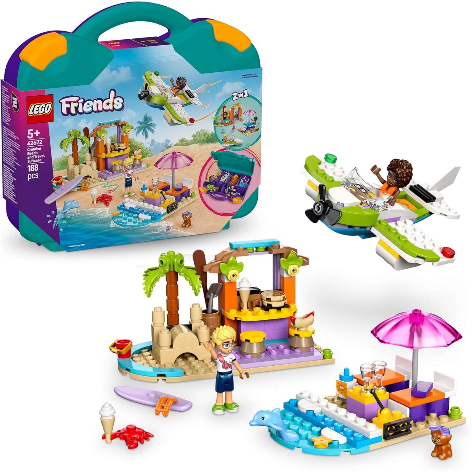 Конструктор LEGO Friends Творческий чемодан блочный - фото 1