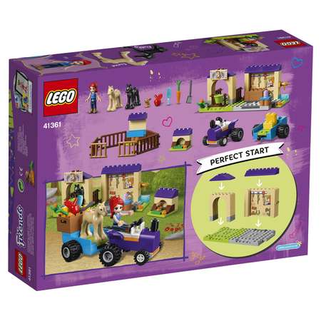 Конструктор LEGO Friends Конюшня для жеребят Мии блочный