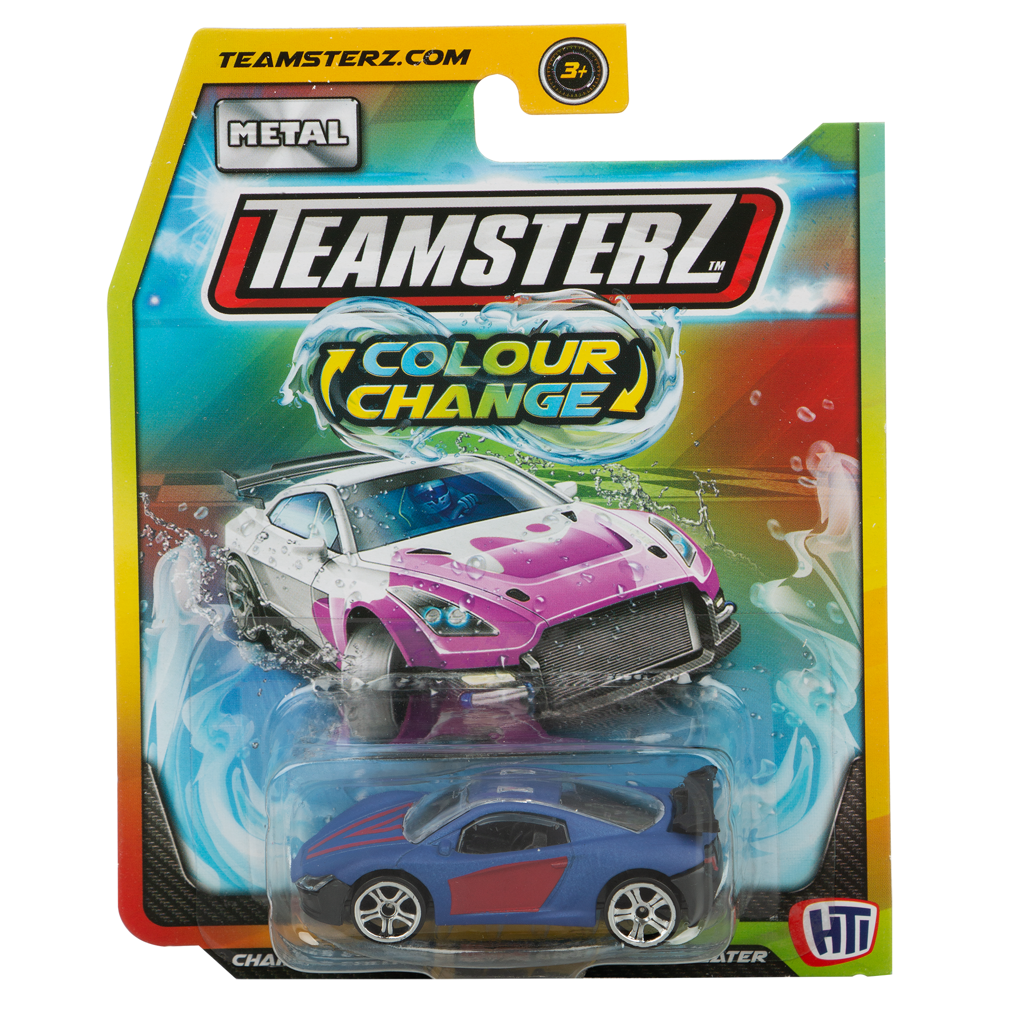 Автомобиль HTI Teamsterz меняющий цвет 8см 1417294_7 - фото 1