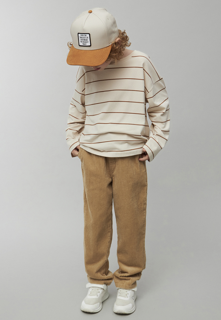 Брюки Totti Kids AW23TKB025/Брюки детские/Бежевый - фото 3