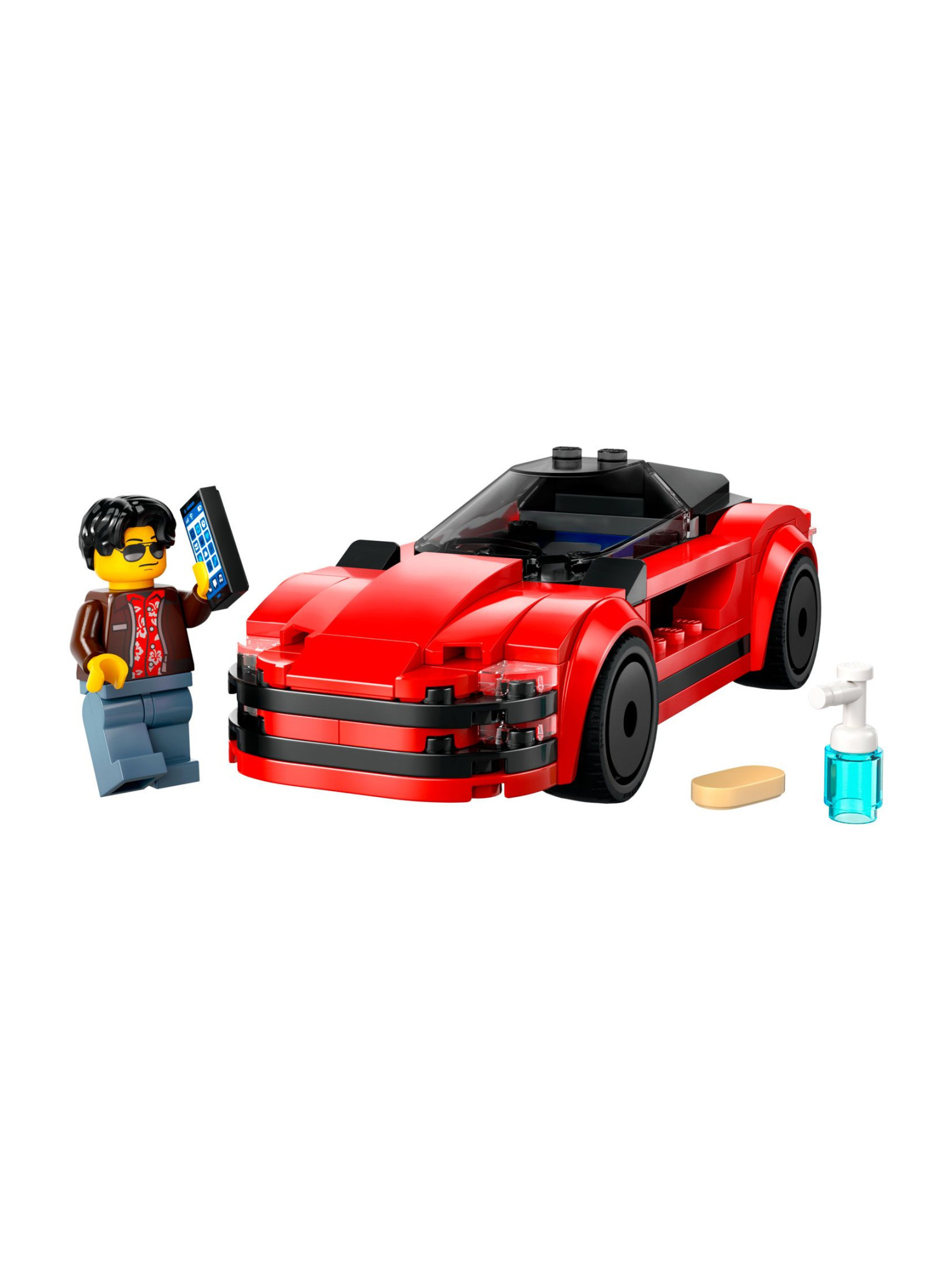 Конструктор LEGO City Красный спортивный автомобиль 109 дет. - фото 3
