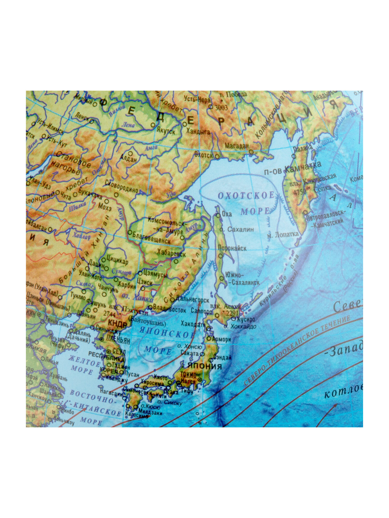 Глобус Globen физический политический с подсветкой диаметр 25 см - фото 21