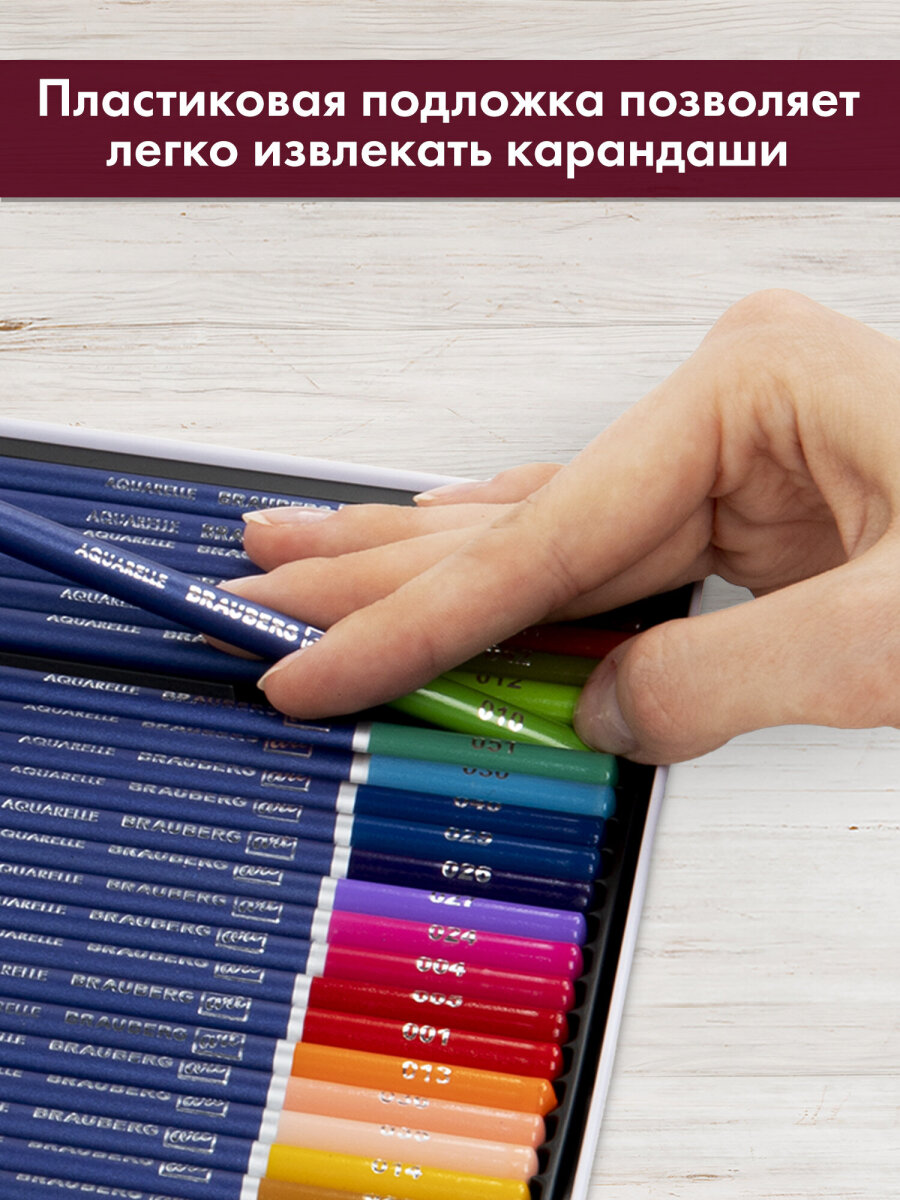 Карандаши акварельные Brauberg 120 шт. - фото 9