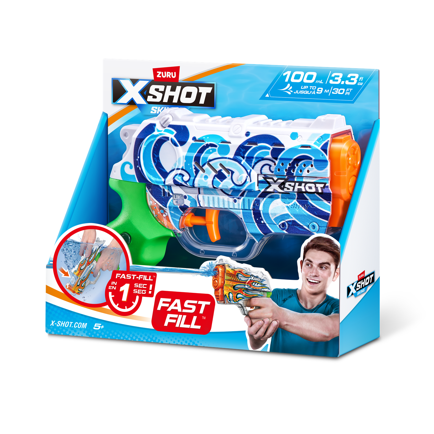 Бластер водный Zuru XSHOT  Skins Нано - фото 7