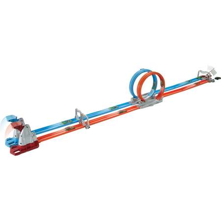 Трек Hot Wheels Скоростные мертвые петли с пусковой установкой