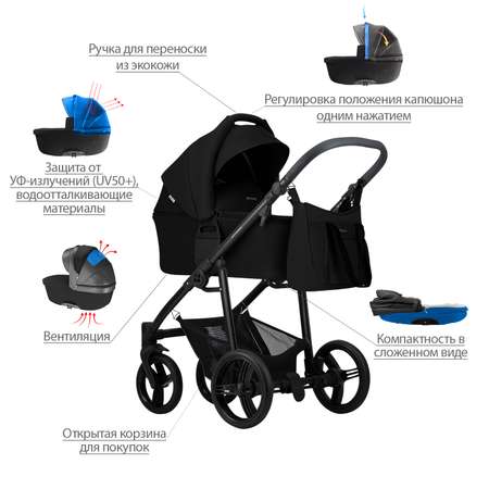 Коляска 2 в 1 Bebetto Verturro