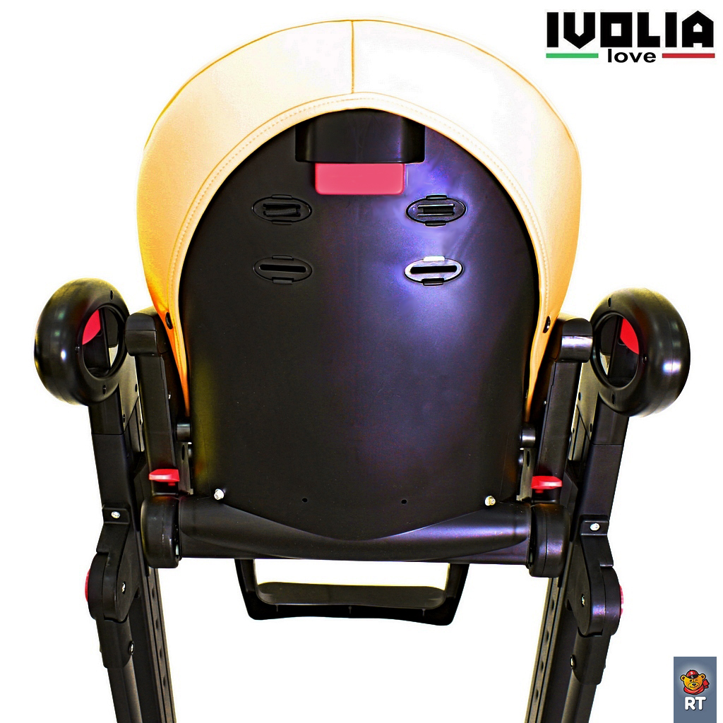 Стульчик для кормления Ivolia LOVE 02 4 колеса orange трансформер - фото 16