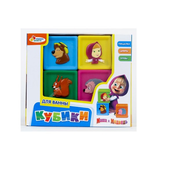 Игрушка Маша и Медведь кубики - фото 2
