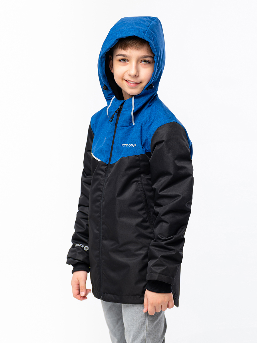 Куртка RODOS М-230/1/черный_васильковый - фото 1