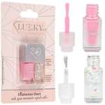 Лак для ногтей 2 шт. LUKKY Diamond Duet двойные розовый 4 мл