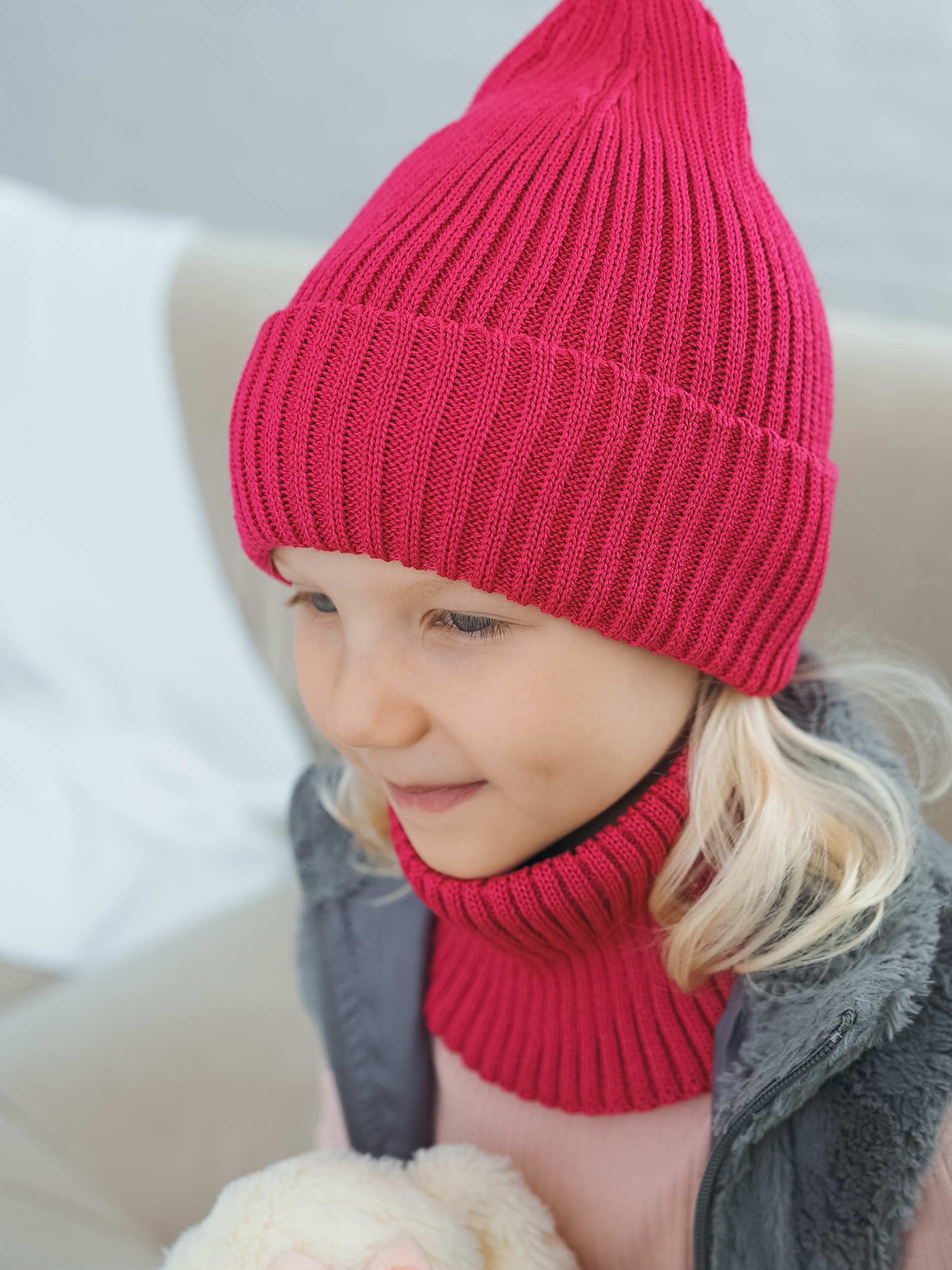 Шапка-бини Starkoff Kids Д300651 - фото 5