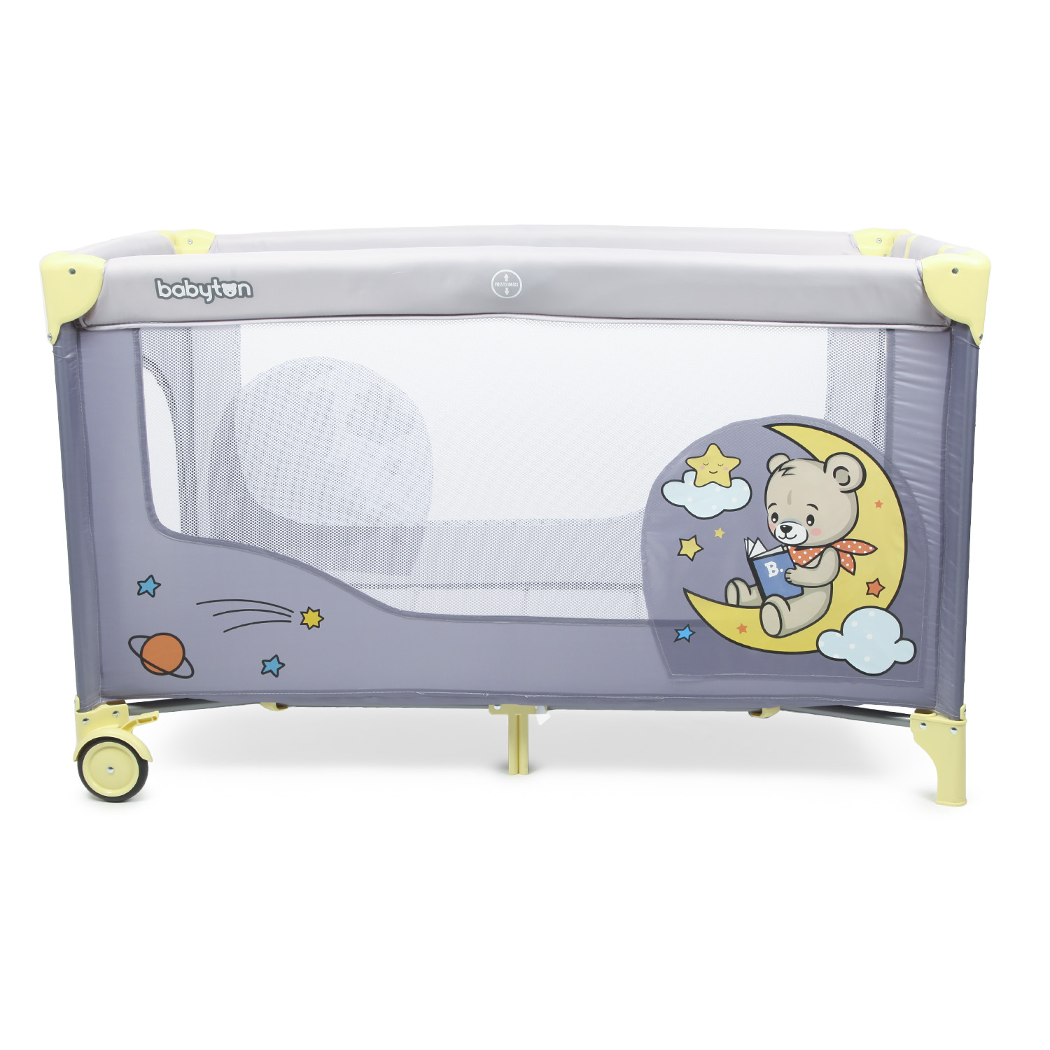 Манеж Babyton Play Box Purple P612 - фото 5