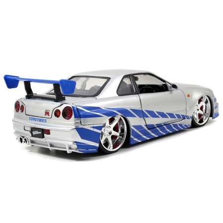 Автомобиль Jada Nissan Skyline GTR R34 1:24