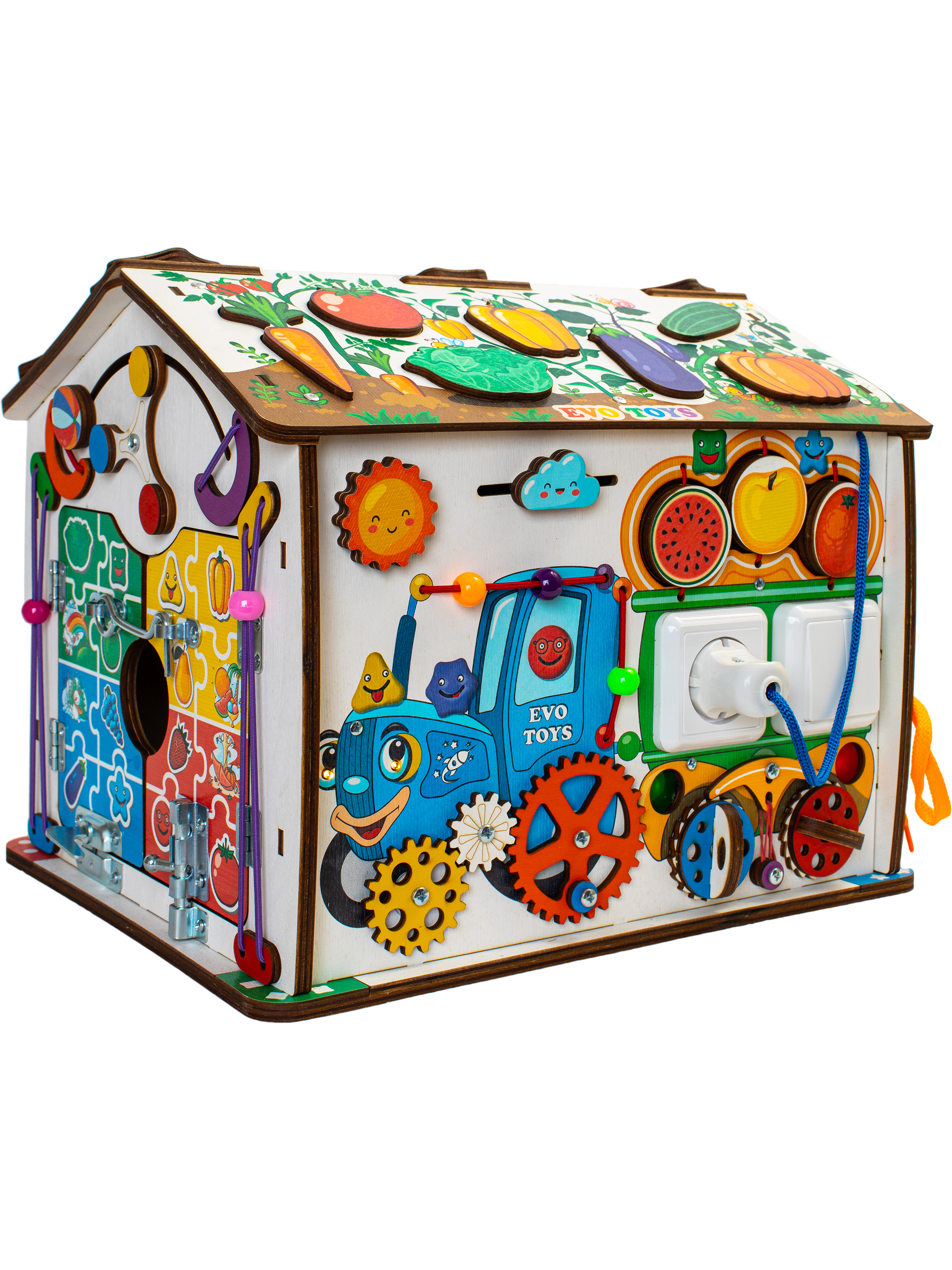 Игрушка Evotoys бизиборд Смайлики - фото 19