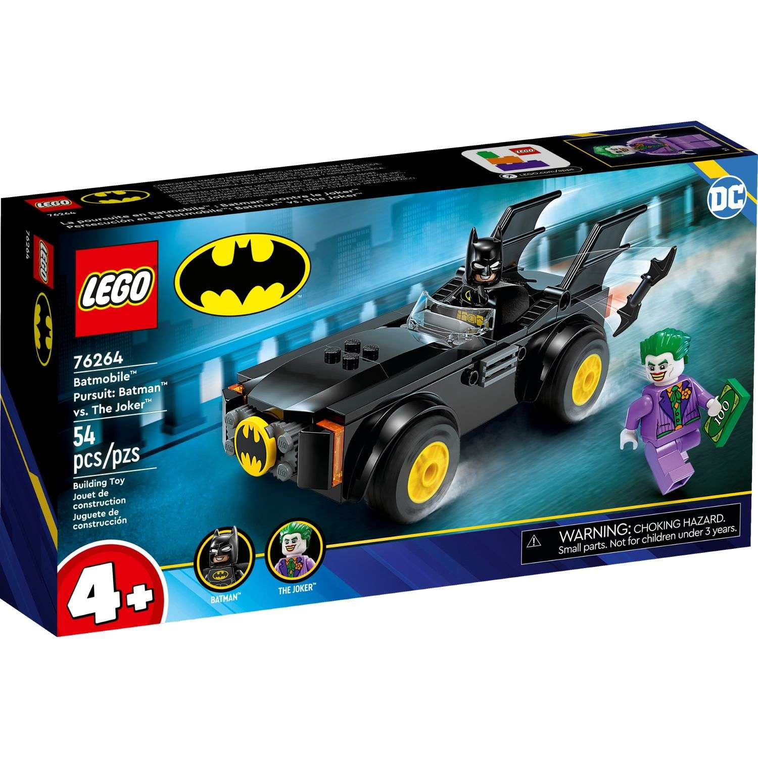 Конструктор LEGO DC Super Heroes Погоня за Бэтмобилем блочный - фото 1
