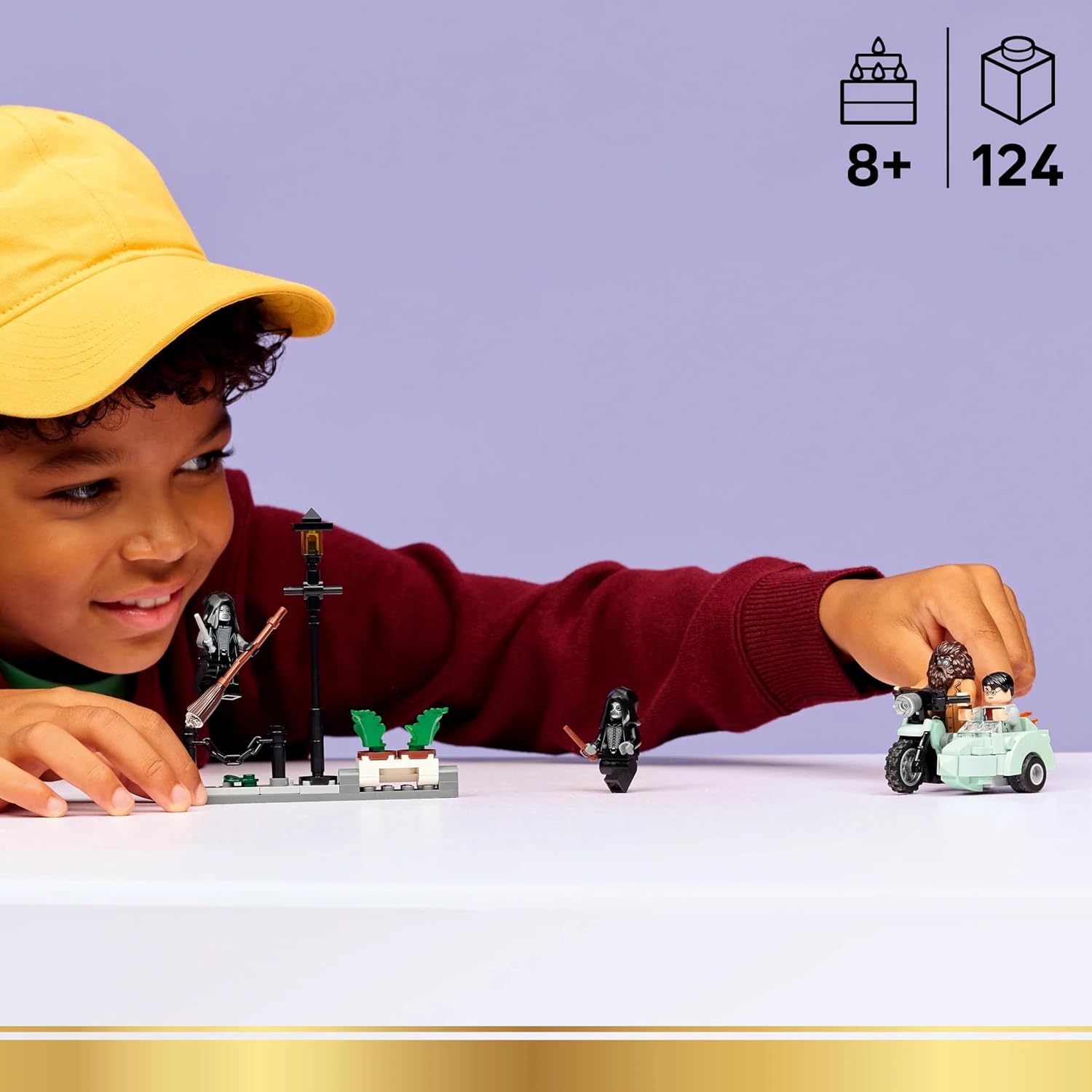 Конструктор LEGO Harry Potter Побег Хагрида и Гарри 124 дет. - фото 8