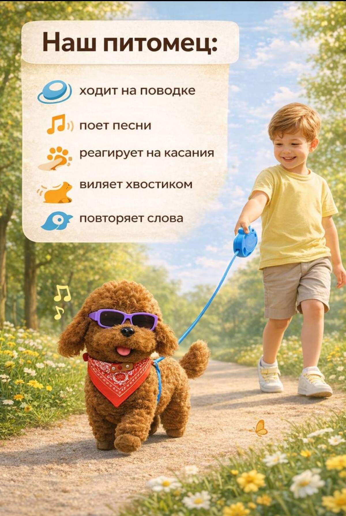 Мягкая игрушка BalaToys Собака - фото 2