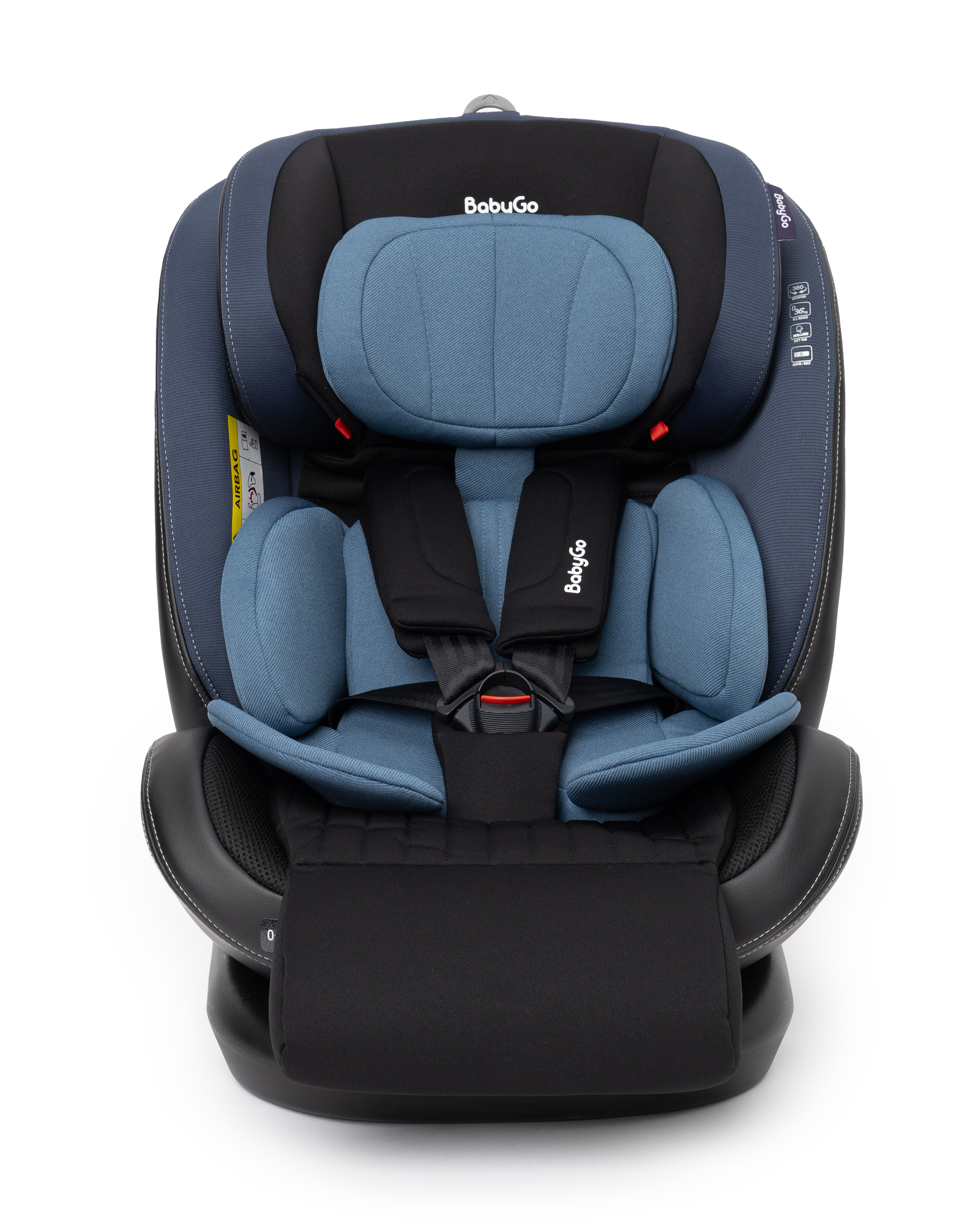 Автокресло BabyGo Multi-Stage New Isofix 0+/1/2/3 (0-36 кг) синий - фото 2