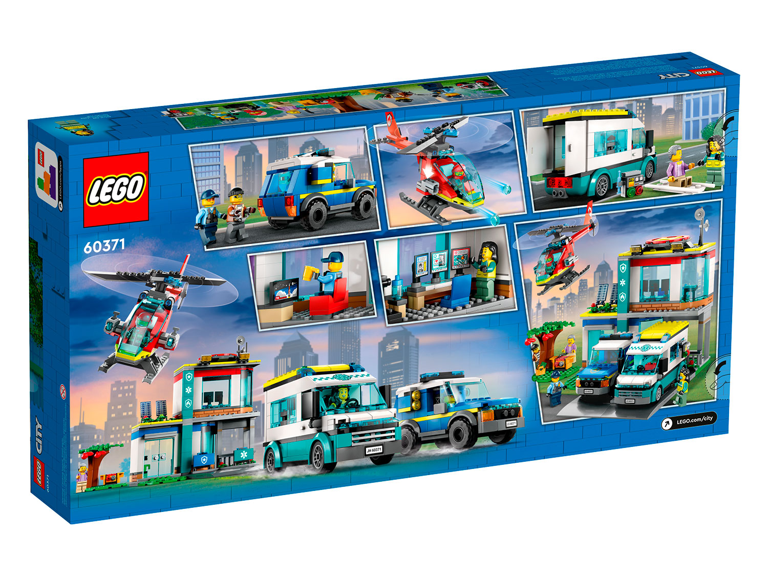 Конструктор LEGO City Emergency Vehicles HQ блочный - фото 13