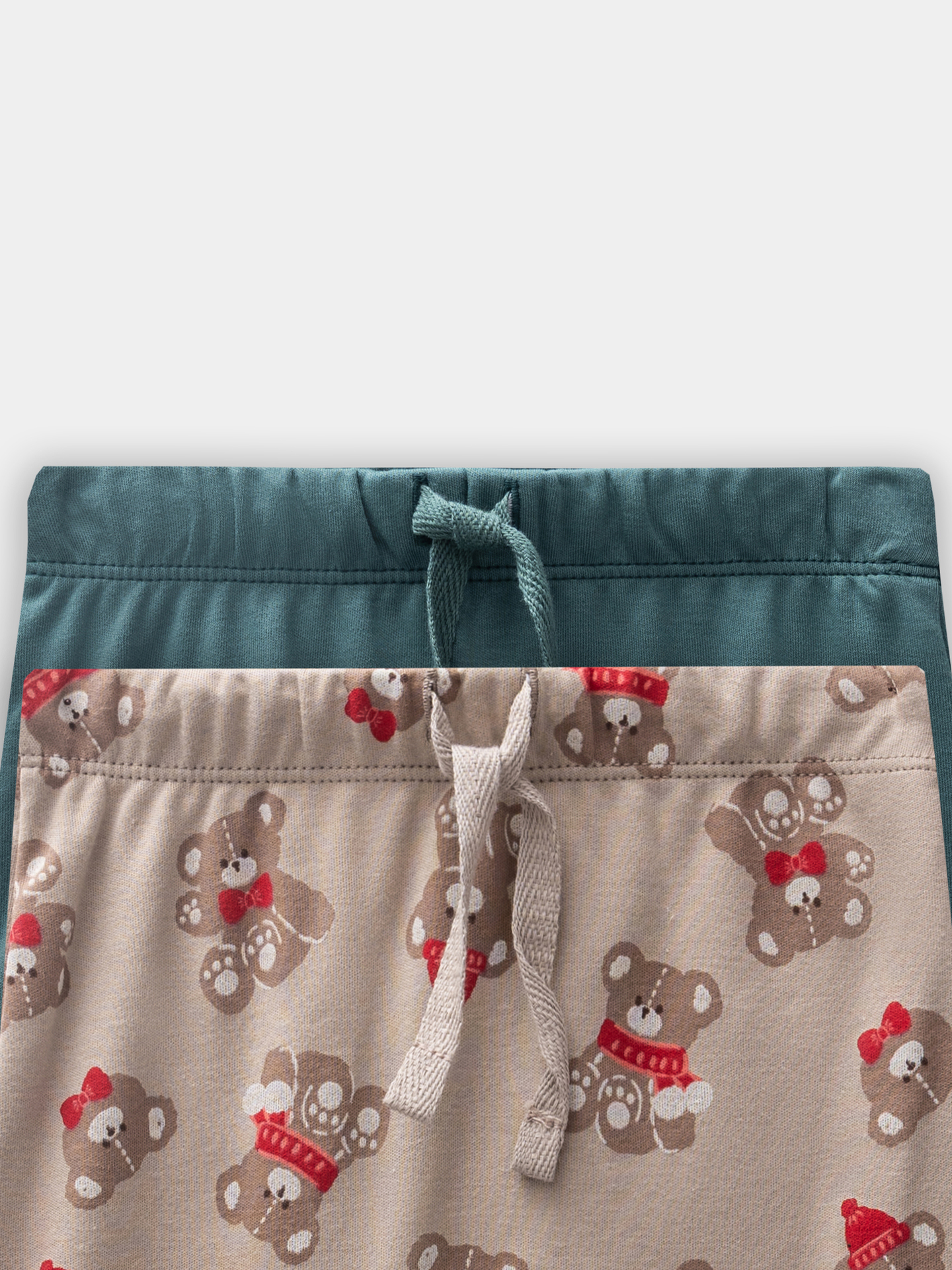 Ползунки 2 шт Mark Formelle (Марк Формэль) 85113-2/НГ мишутки на бежевом +изумруд - фото 6