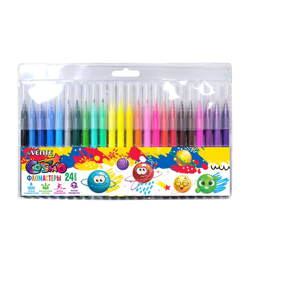 Фломастеры deVENTE 24 цв. - фото 1