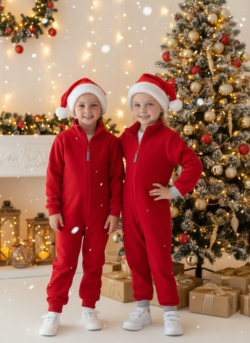 Комбинезон Утенок 279г(ш) красный - фото 4