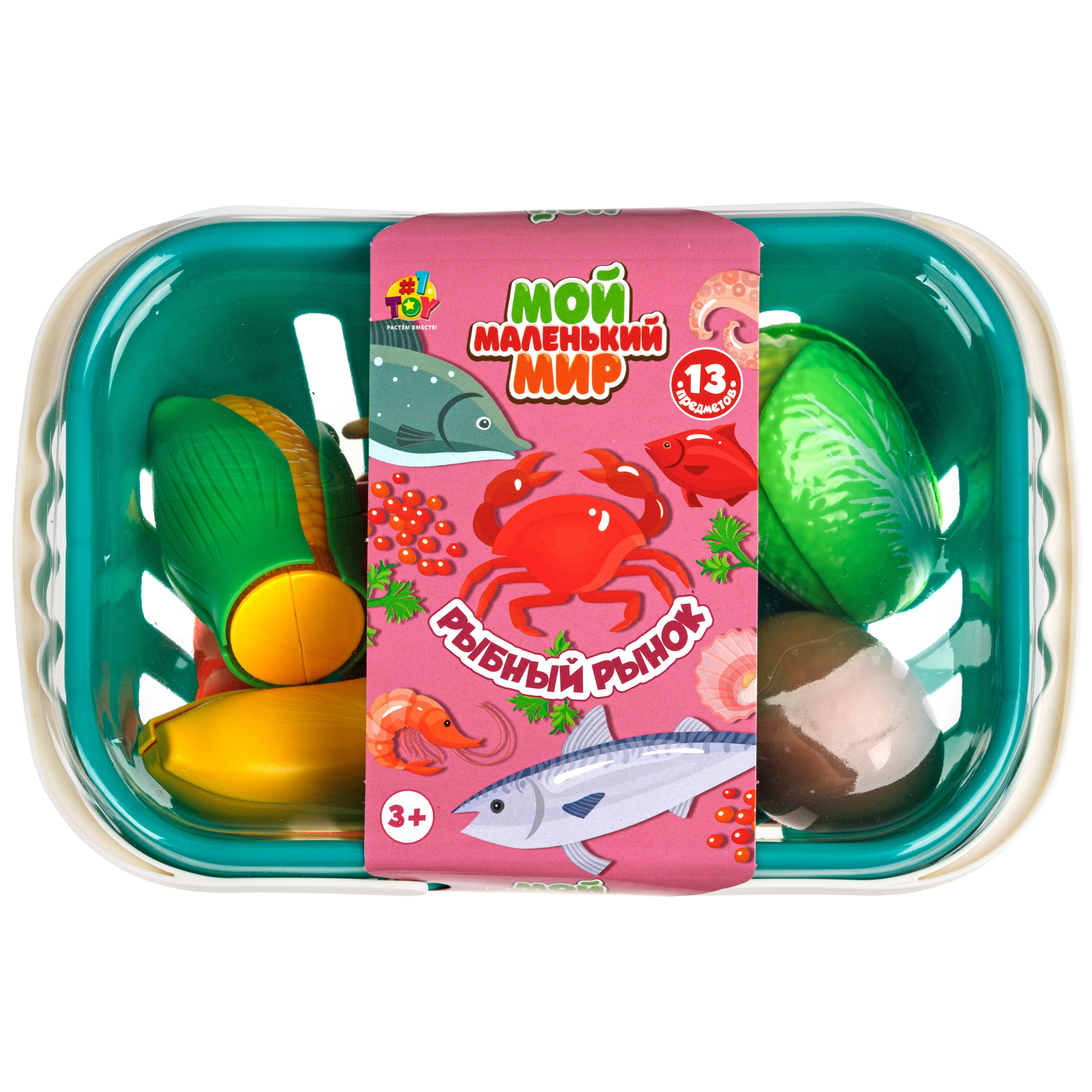 Игрушка 1TOY посуда, продукты 13 предм. - фото 29