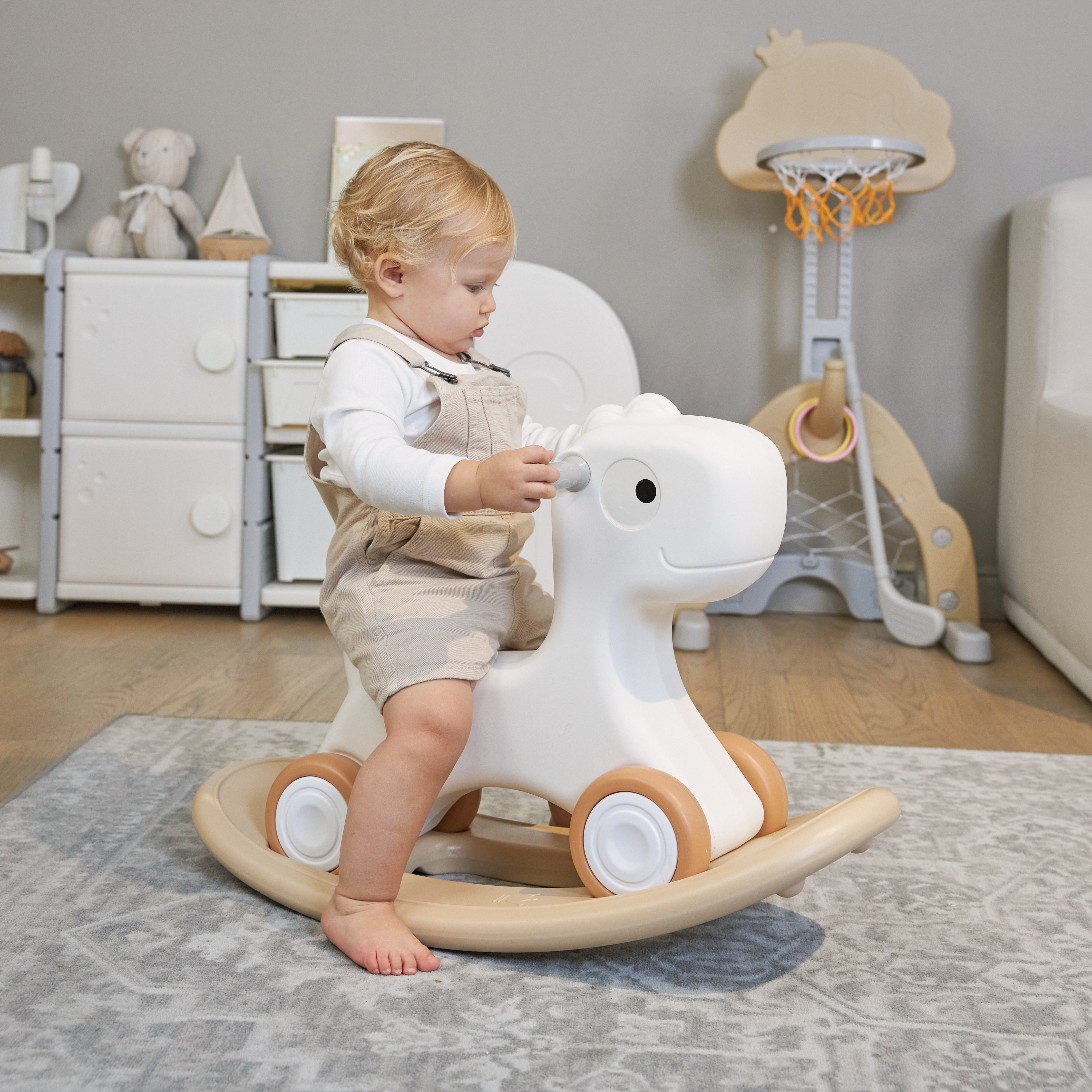 Качалка UNIX Kids Camel бежевый - фото 8