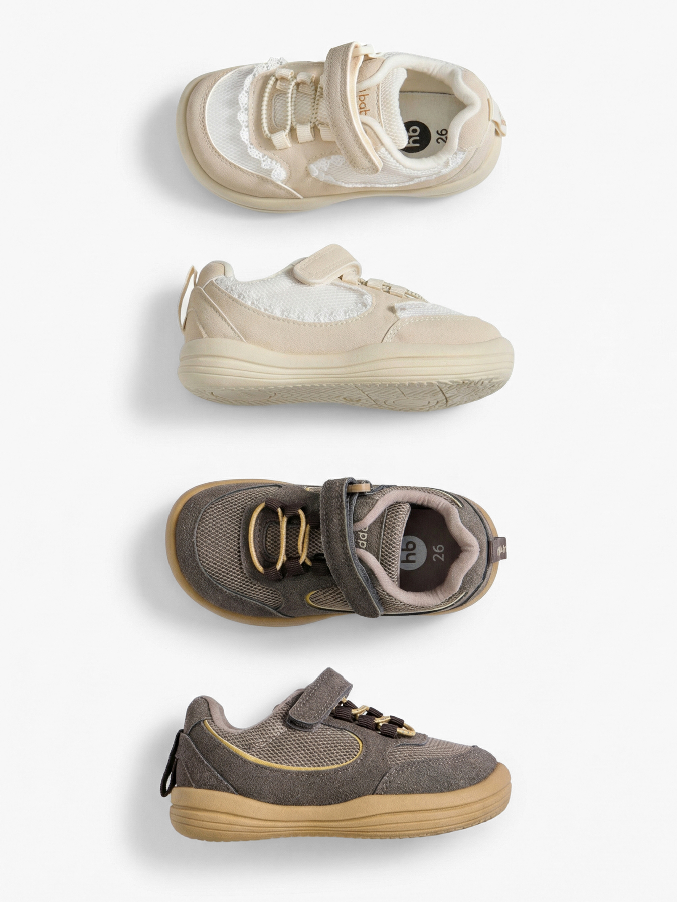 Кеды Happy Baby 86670_бежевый - фото 8