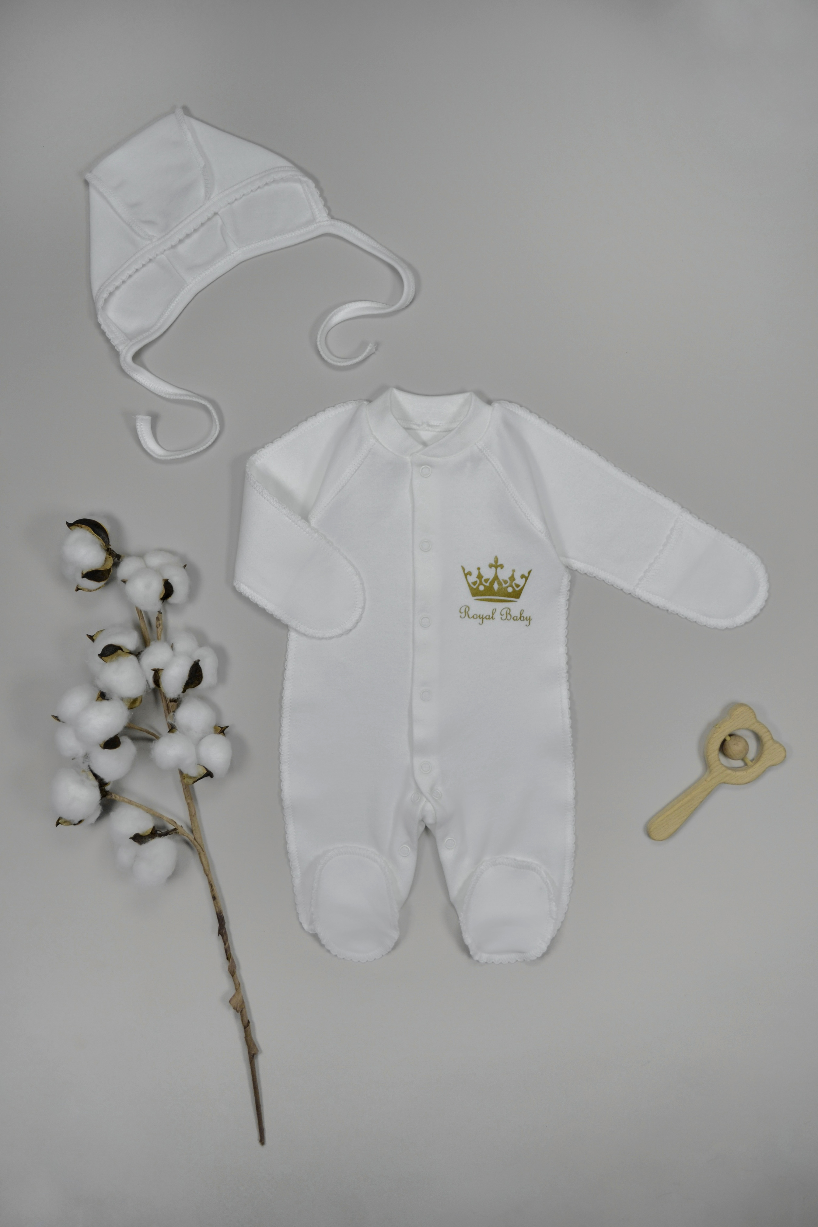 Комбинезон и чепчик Шустрая пчелка 503002КШЗолотаяКорона - фото 2