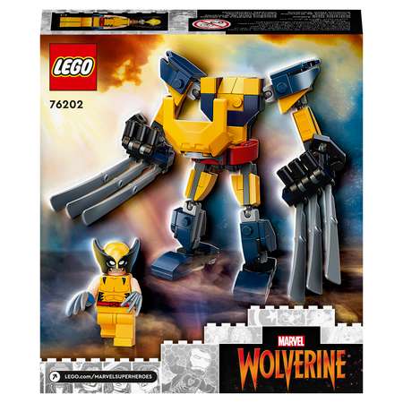 Конструктор LEGO Marvel Super Heroes Wolverine Mech Armor блочный