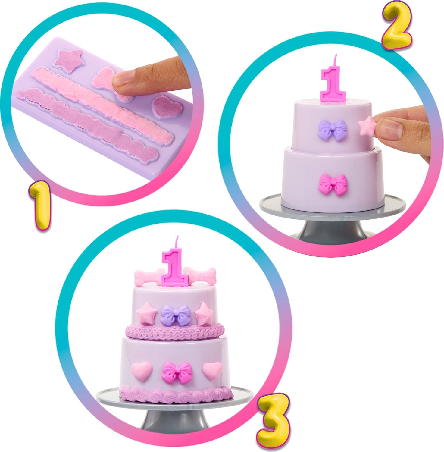 Кукла модельная Barbie Pet Birthday сиреневый JFG68 - фото 4