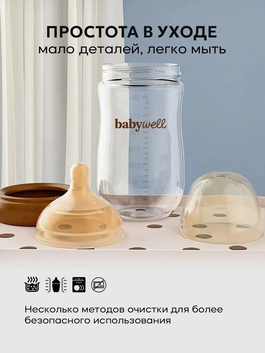 Бутылочка BabyWell 240 мл - фото 4