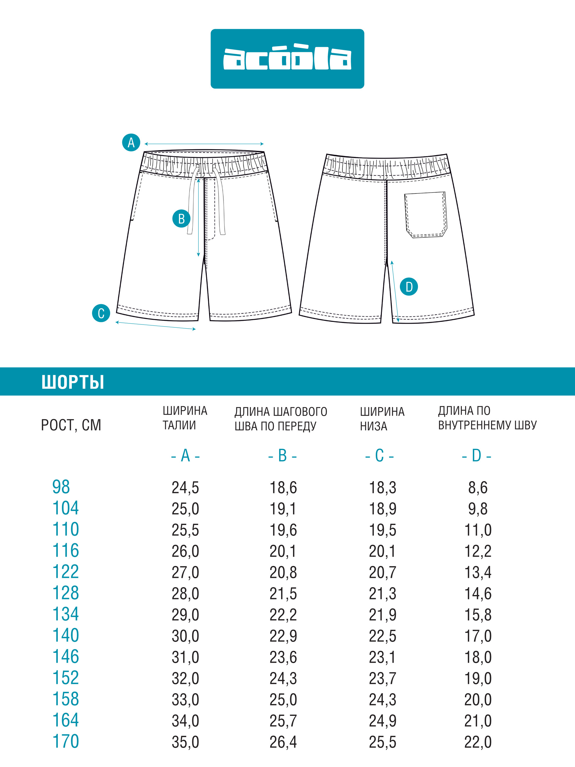 Шорты Acoola 20130420018_0087226 - фото 8