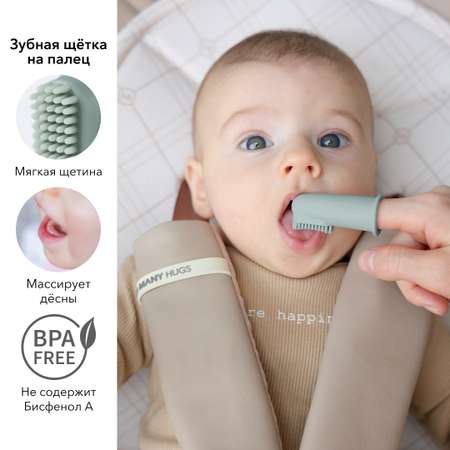Зубная щетка на палец Happy Baby