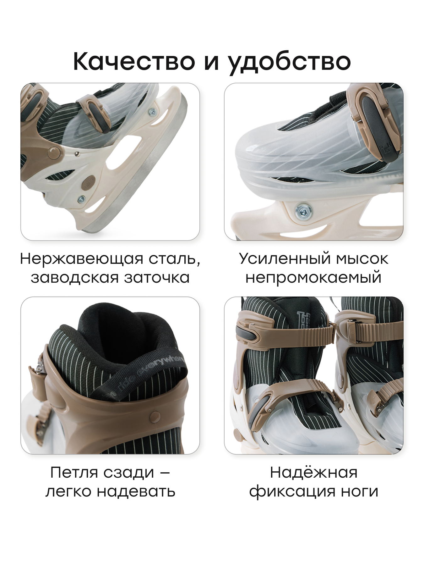 Роликовые коньки Happy Baby M 28.5-32 - фото 5
