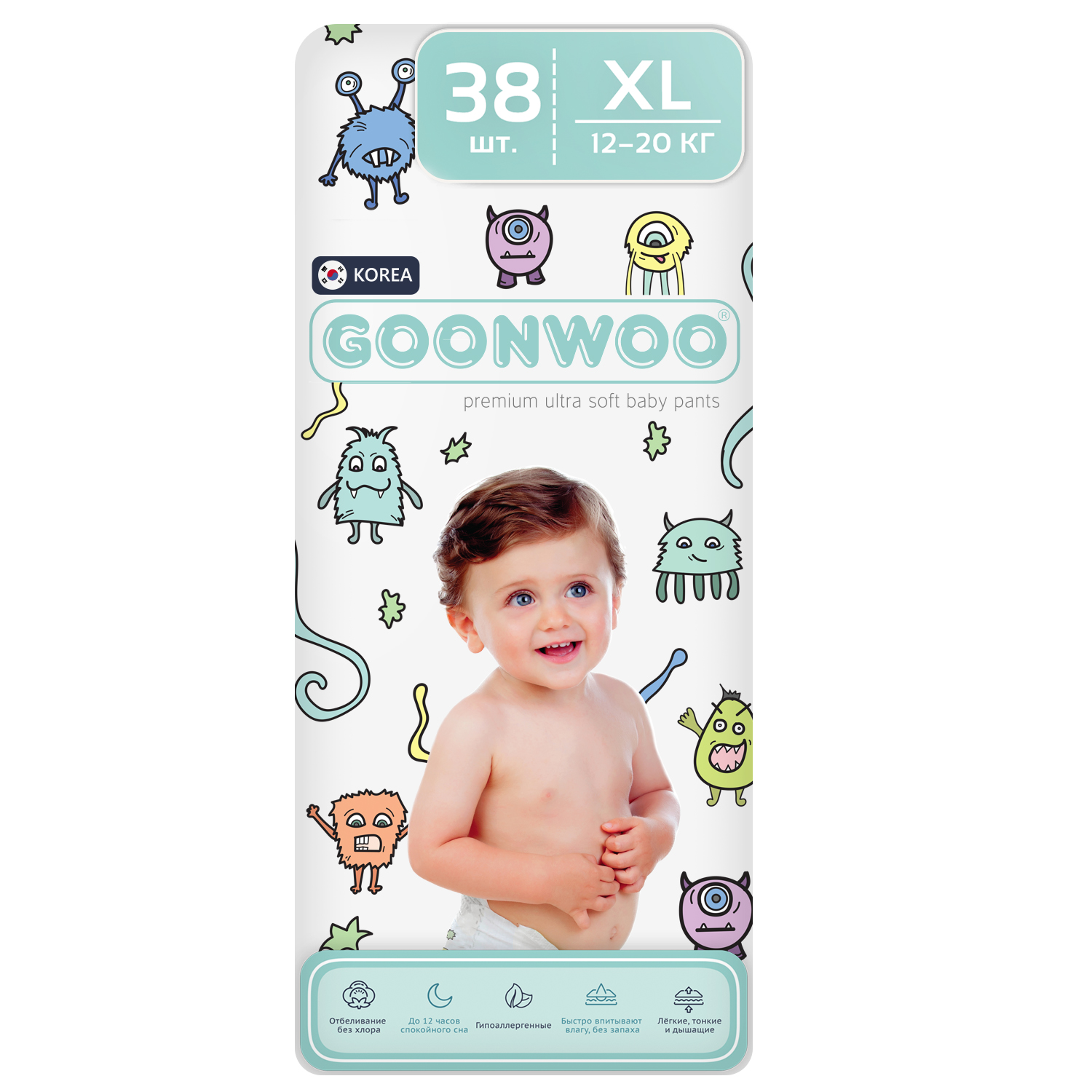 Трусики GOONWOO XL 38 шт. - фото 10